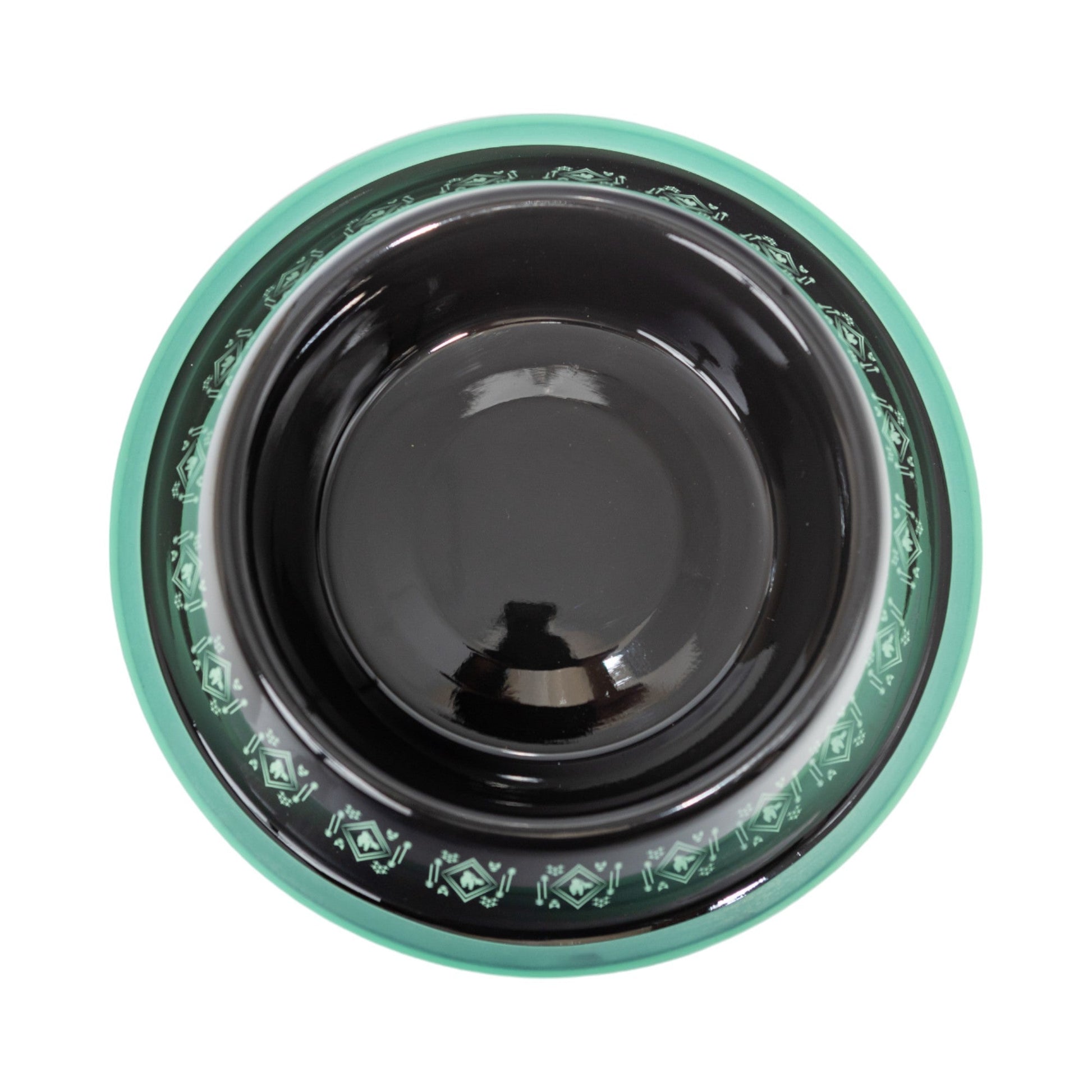 Dog Feeder Non-Skid Boho Stainless Steel Bowl with Whimsical - gallery product image for dog feeder