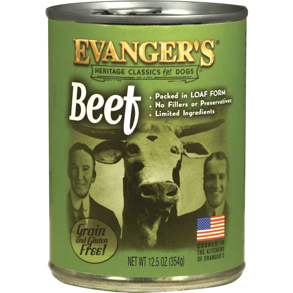 Evanger's All Life Stages Classic Beef Wet Dog Cans (12.5oz) - main product image