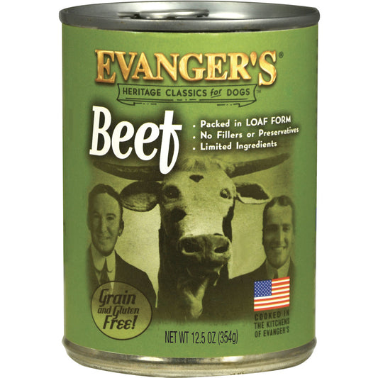Evanger's All Life Stages Classic Beef Wet Dog Cans (12.5oz) - main product image