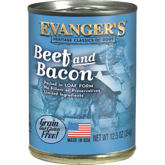 Evangers All Life Stages Classic Beef Bacon Wet Dog Food 12 - main product image