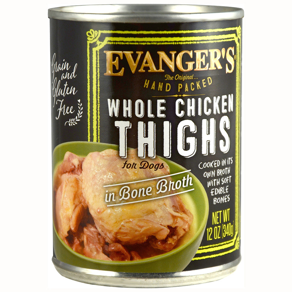 Evangers All Life Stages Whole Chicken Thighs Wet Dog Can - main product image