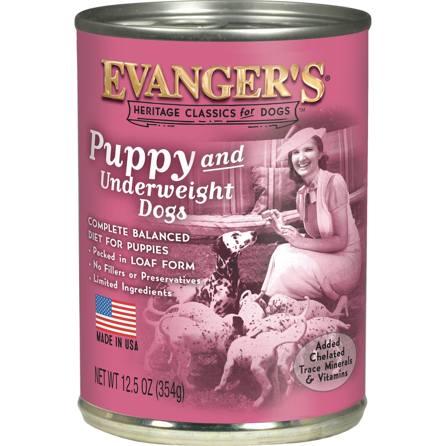 Evangers Classic Puppy Underweight Dogs Chicken Beef Wet Dog - main product image
