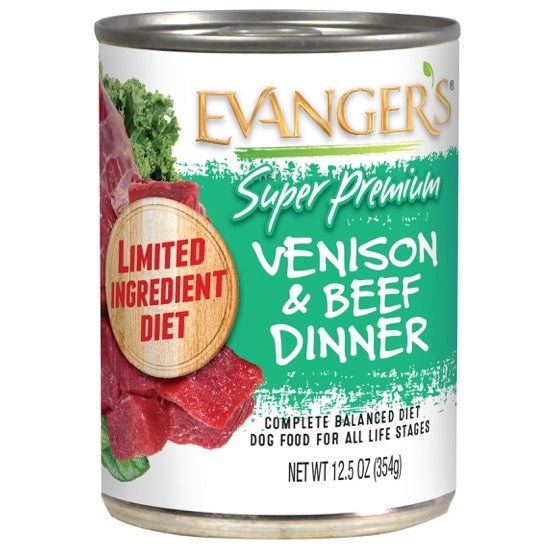Wet Dog Food Premium Venison Recipe 12.5oz Daily Meals Premi - main product image