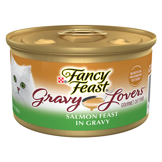 Fancy Feast Gravy Lovers Salmon Wet Cat Food 3Oz Wet Cat - main product image