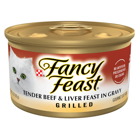 Fancy Feast Grilled Beef Liver Wet Cat Food 3Oz Wet Cat Food - main product image