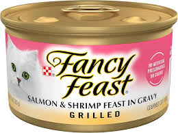 Fancy Feast Grilled Salmon Shrimp Wet Cat Food 3Oz Wet Cat - main product image