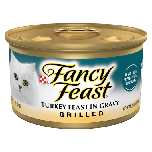 Fancy Feast Grilled Turkey Wet Cat Food 3Oz Wet Cat Food - main product image
