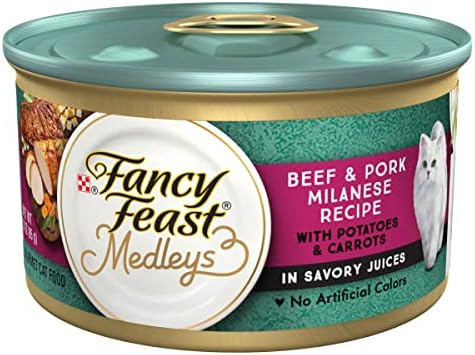 Fancy Feast Medleys Beef & Pork Milanese Wet Cat Food (3oz) - main product image