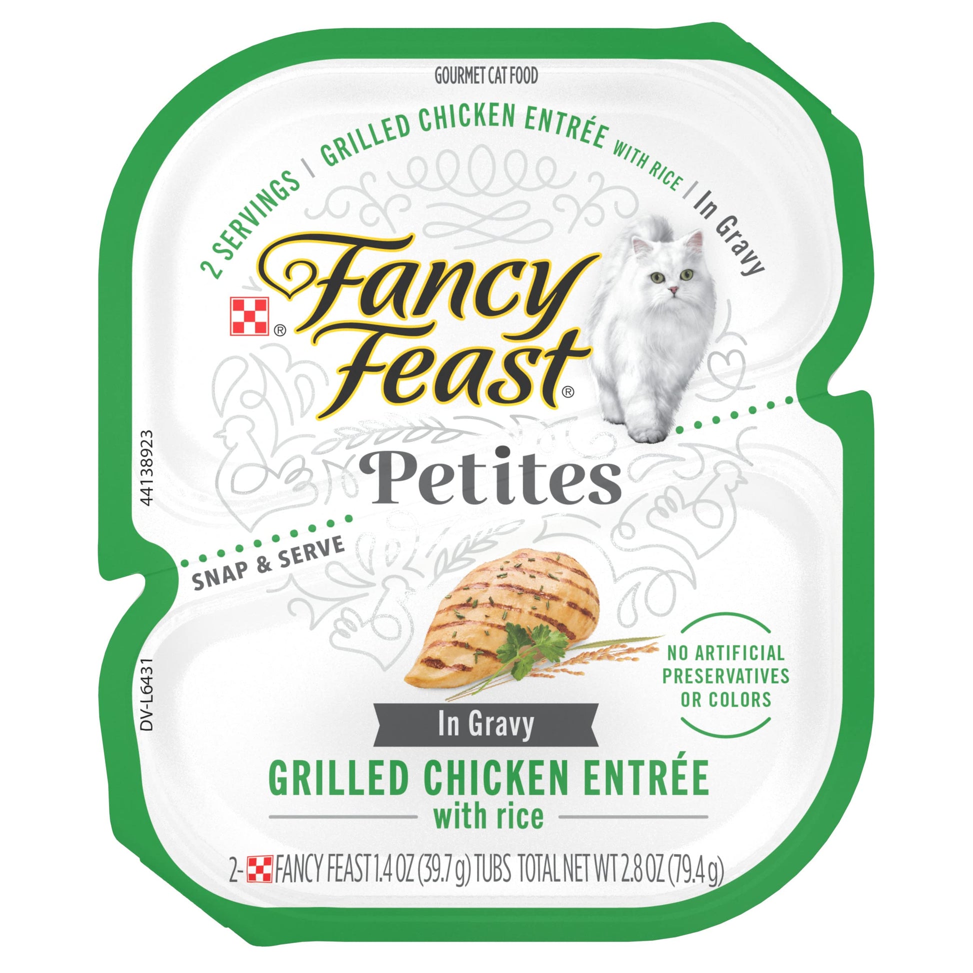 Wet Cat Food Fancy Feast Chicken Recipe 2.8oz Daily Meals - main product image
