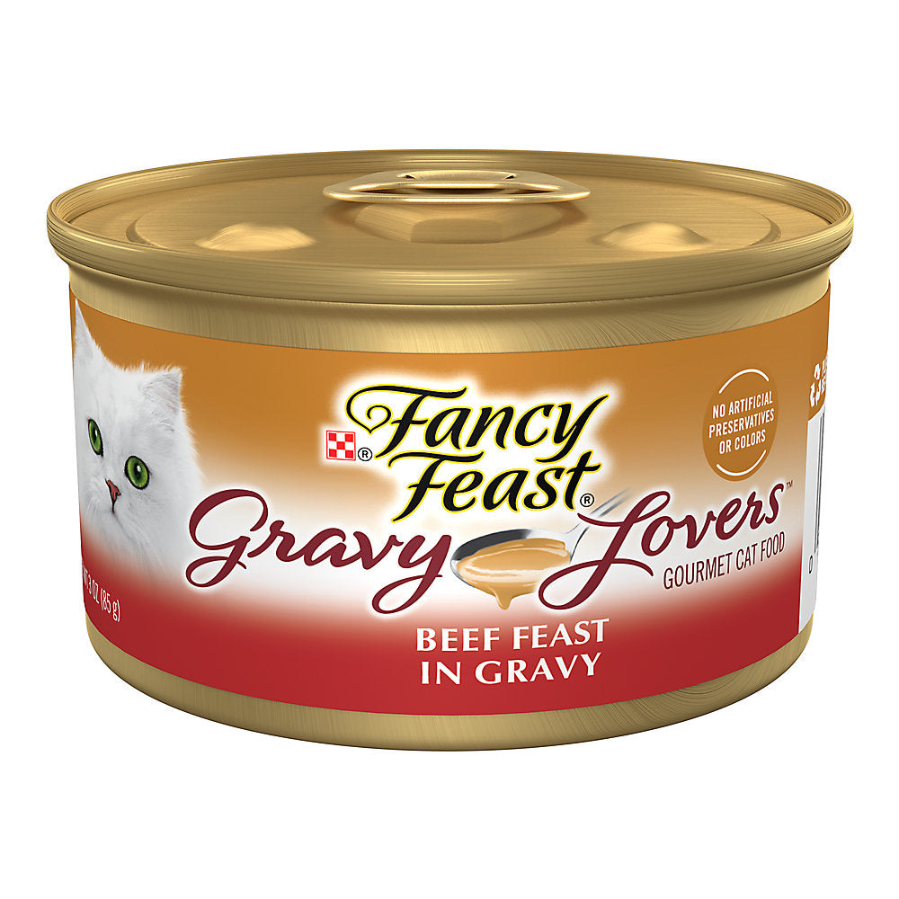 Fancy Feast Gravy Lovers Beef Wet Cat Food 3Oz Wet Cat Food - main product image