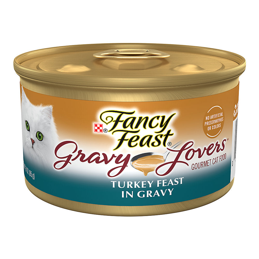 Fancy Feast Gravy Lovers Turkey Wet Cat Food 3Oz Wet Cat - main product image
