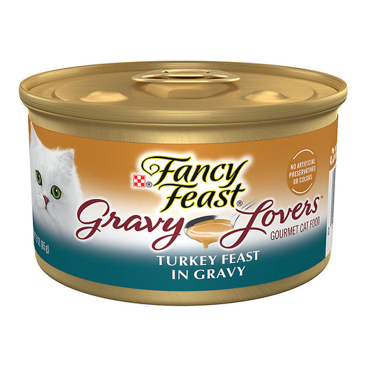 Fancy Feast Gravy Lovers Turkey Wet Cat Food 3Oz Wet Cat - main product image