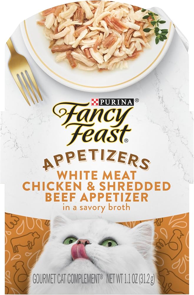 Fancy Feast Appetizers Chicken & Beef Wet Cat Food (1.1oz) - main product image