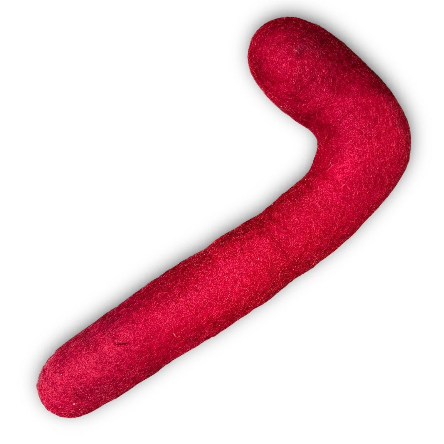 Tube Felt Dog Toy - lifestyle view