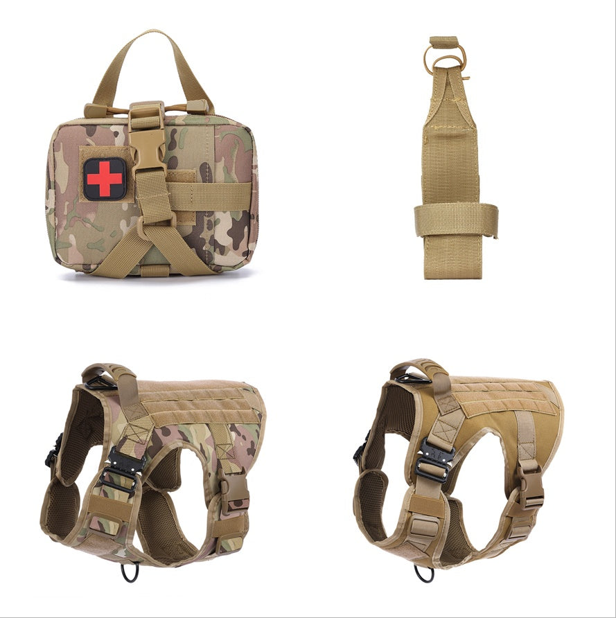 Tactical Dog Clothes Quick Disassembly Dog Vest Outdoor Pet