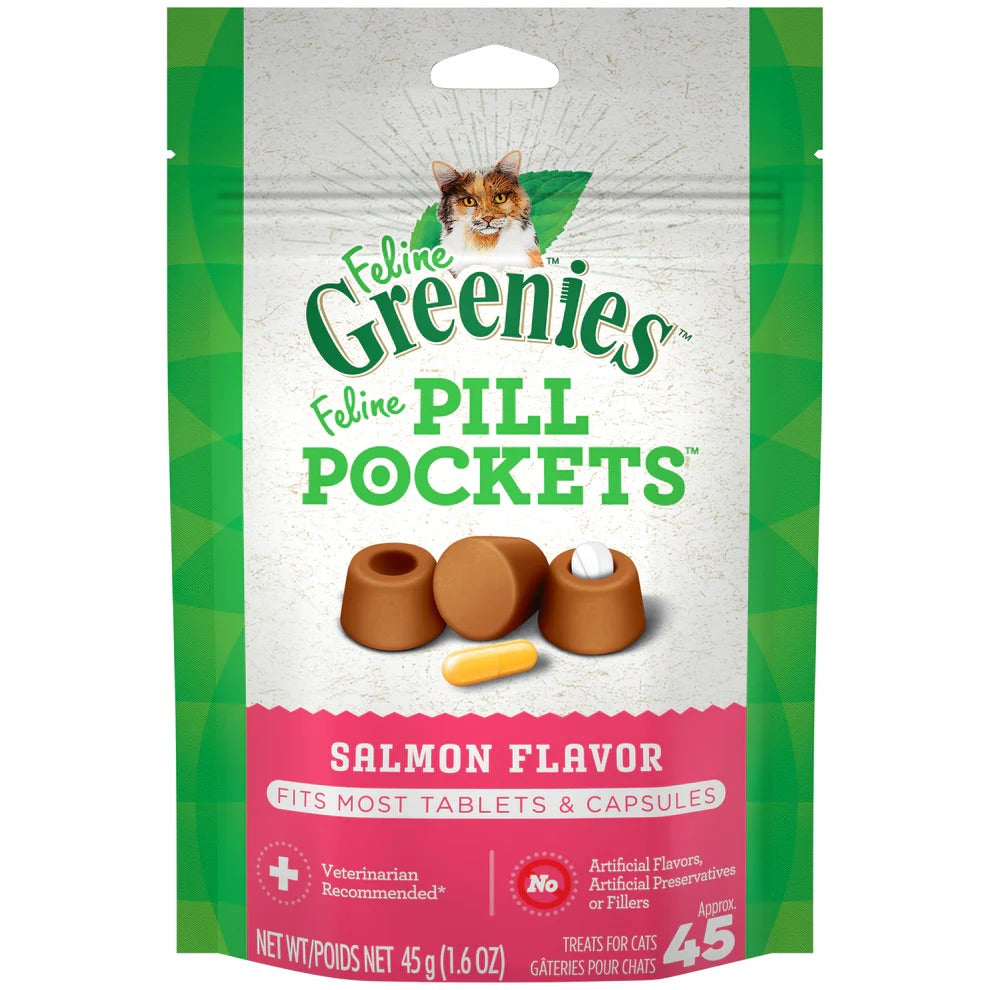 Dog Treats Greenies Salmon Chews Daily Training Rewards - main product image