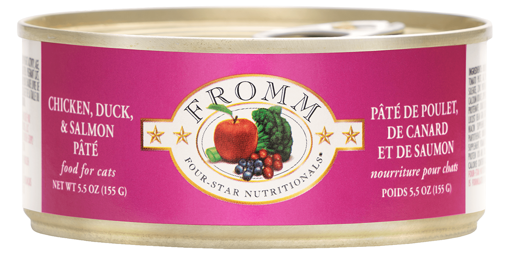 Fromm 4 Star Chicken Duck And Salmon Cat Pate 5 5Oz Wet Cat - main product image