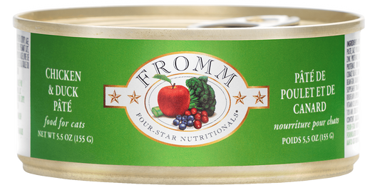 Fromm 4 Star Chicken And Duck Cat Pate 5 5Oz Wet Cat Food - main product image