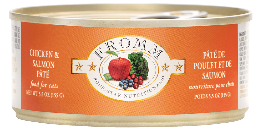 Fromm 4 Star Chicken And Salmon Cat Pate 5 5Oz Wet Cat Food - main product image