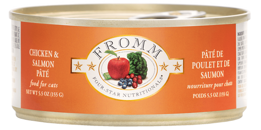 Fromm 4 Star Chicken And Salmon Cat Pate 5 5Oz Wet Cat Food - main product image