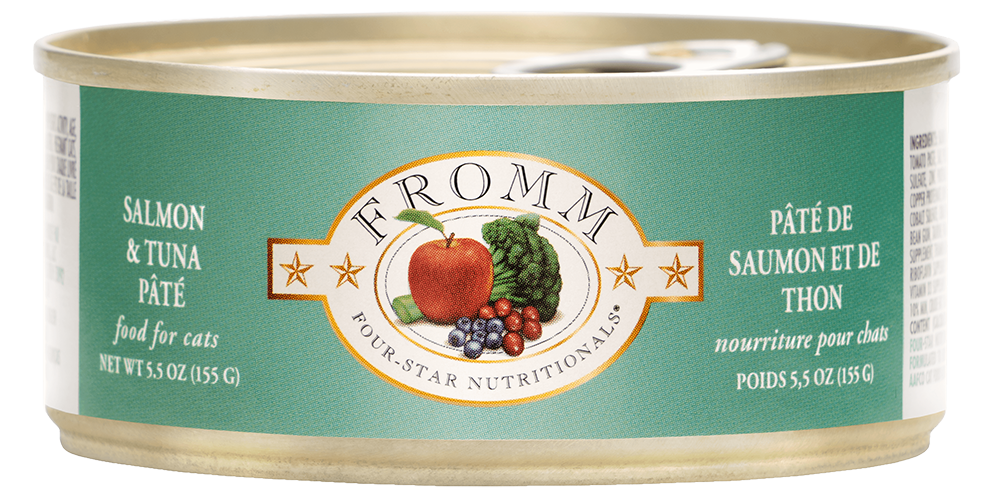 Fromm 4 Star Salmon And Tuna Cat Pate 5 5Oz Wet Cat Food - main product image