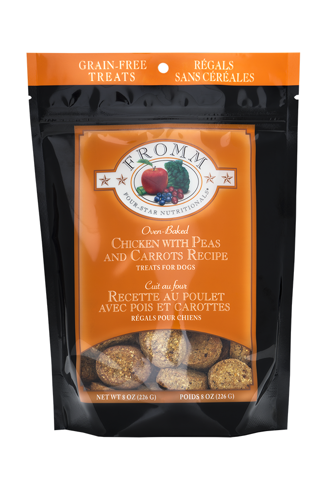 Fromm 4 Star Chicken Carrot Pea Dog Treats 8Oz Dog Treats - main product image