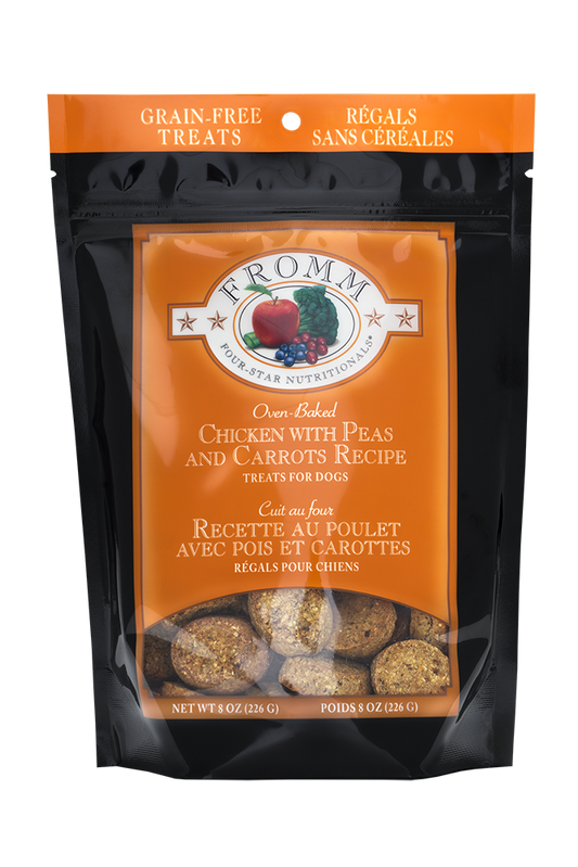 Fromm 4 Star Chicken Carrot Pea Dog Treats 8Oz Dog Treats - main product image