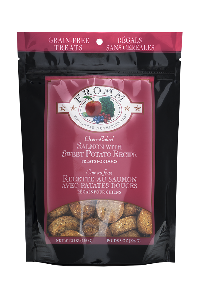 Fromm 4 Star Salmon Sweet Potato Dog Treats 8Oz Dog Treats - main product image