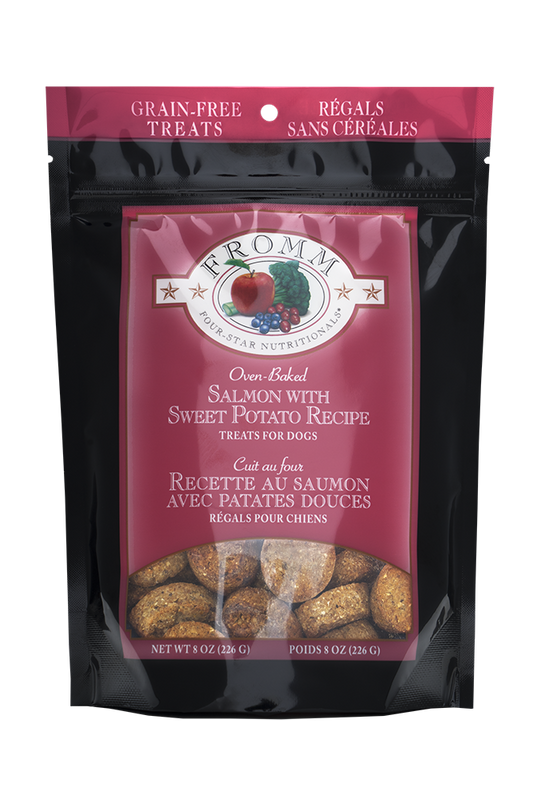 Fromm 4 Star Salmon Sweet Potato Dog Treats 8Oz Dog Treats - main product image