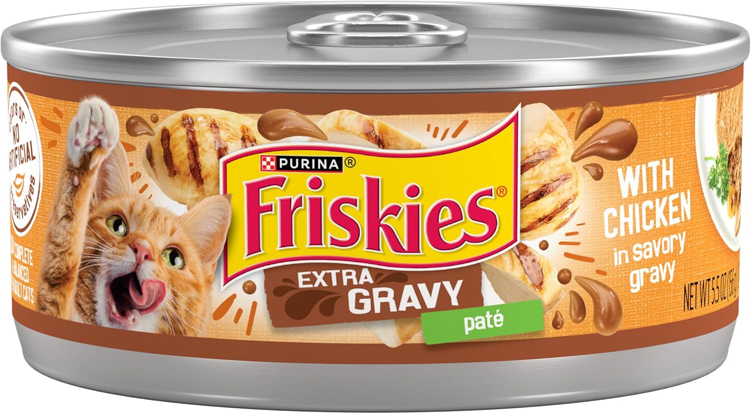 Friskies Extra Gravy Chicken Wet Cat Food 5 5Oz Wet Cat Food - main product image