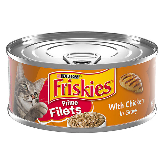 Friskies Prime Filets Chicken in Gravy Wet Cat Food (5.5oz) - main product image
