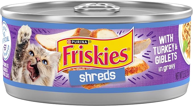 Friskies Shreds Turkey Giblets In Gravy Wet Cat Food 5 5Oz - main product image