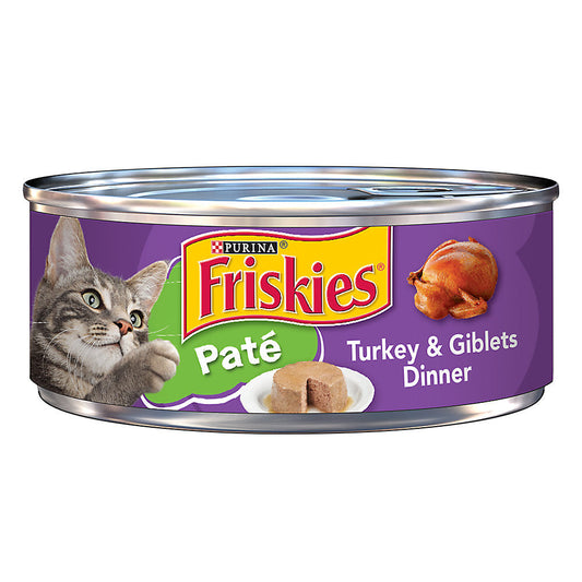 Friskies Turkey Giblets Pate Wet Cat Food 5 5Oz Wet Cat Food - main product image