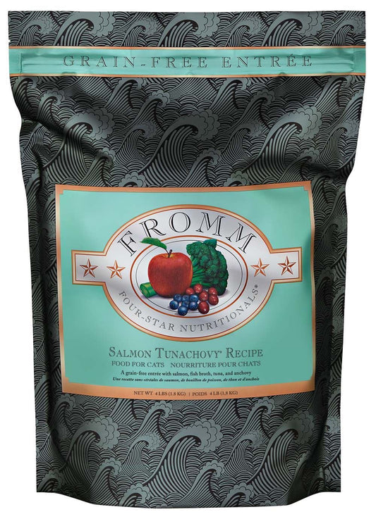 Fromm 4 Star Adult Grain-Free Salmon Tunanchovy Dry Cat Food - main product image