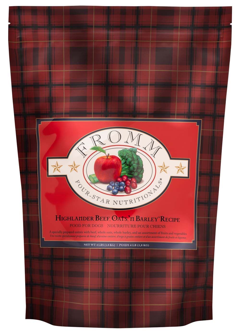 Fromm 4 Star All Life Stages Highlander Beef Dry Dog Food - main product image