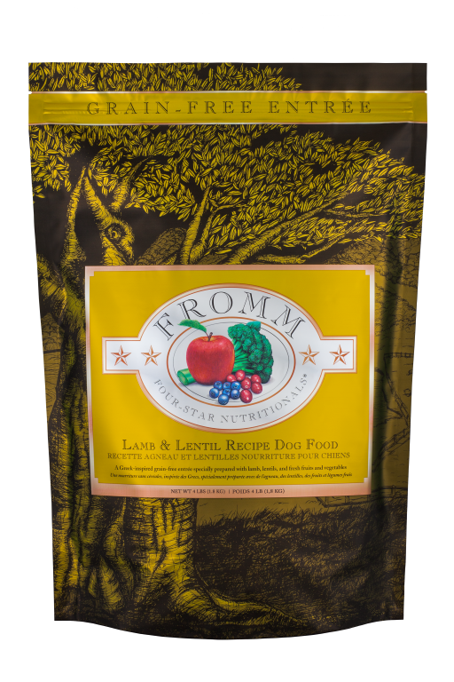 Fromm 4 Star All Life Stages Grain Free Lamb Lentil Dry Dog - main product image