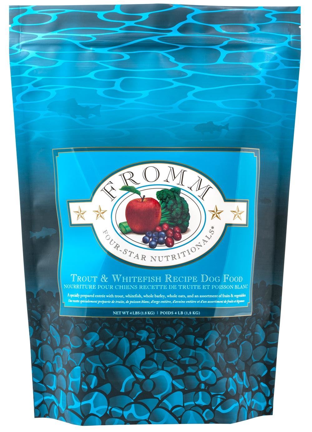 Fromm 4 Star All Life Stages Trout & Whitefish Dry Dog Food - main product image