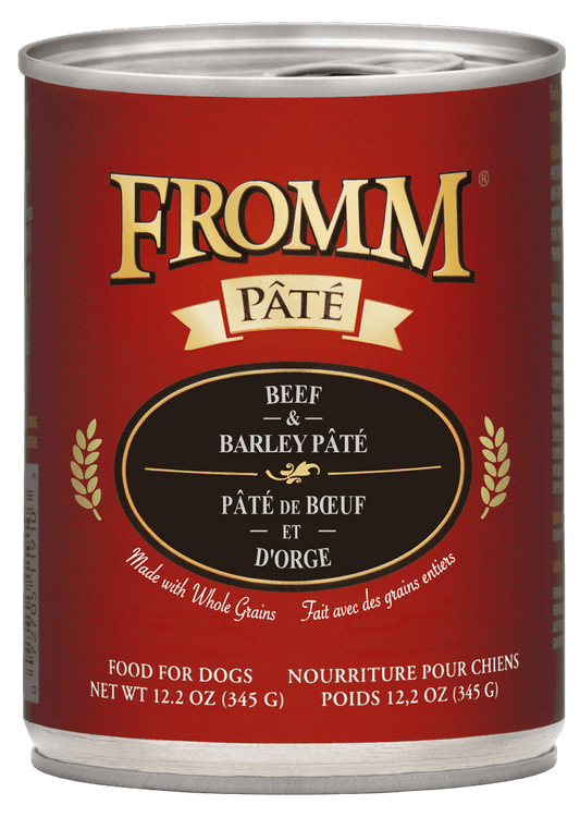 Fromm All Life Stages Beef & Barley Wet Dog Can (12.2oz) - main product image