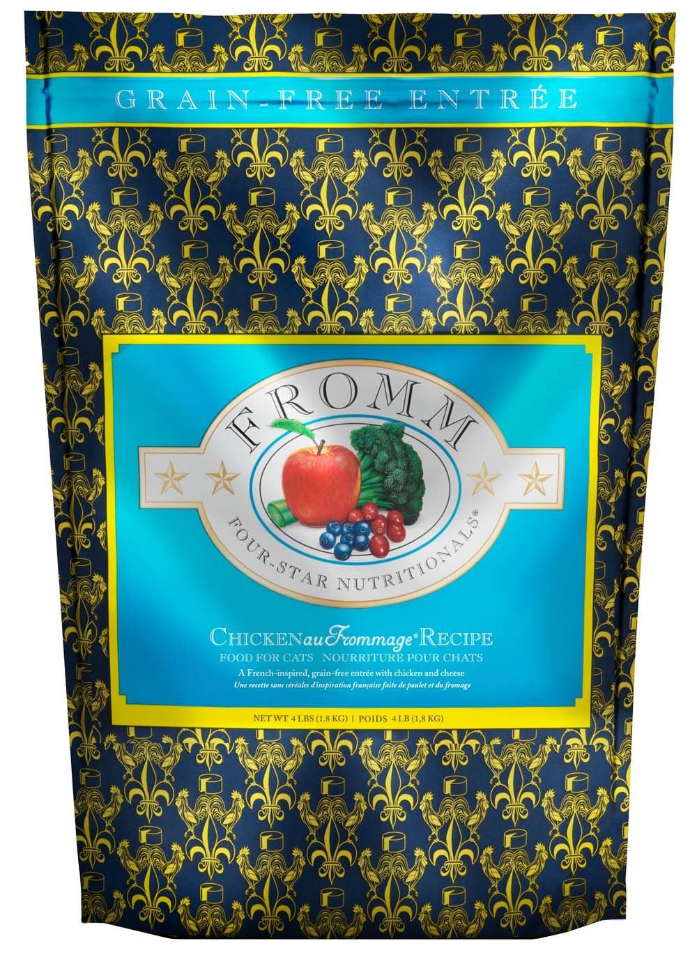 Fromm 4 Star Adult Grain Free Chicken Au Frommage Dry Cat - main product image