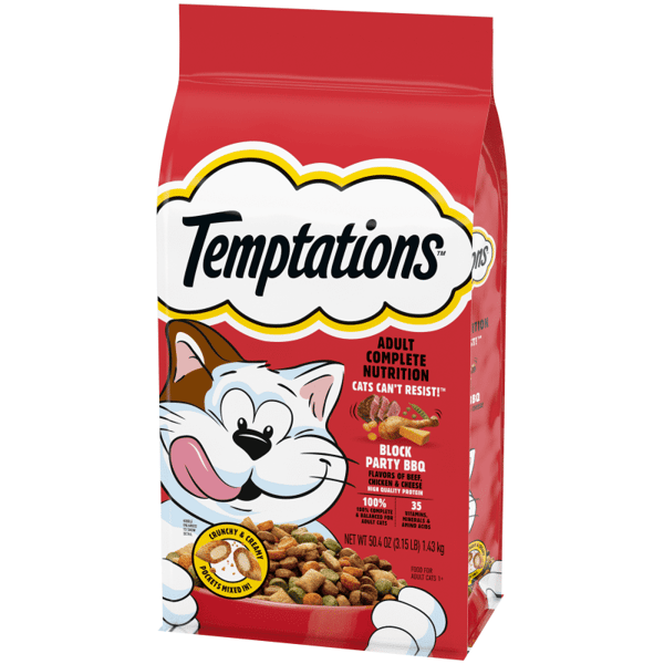 Temptations Block Party Bbq Dry Cat Food Dry Cat Food - main product image