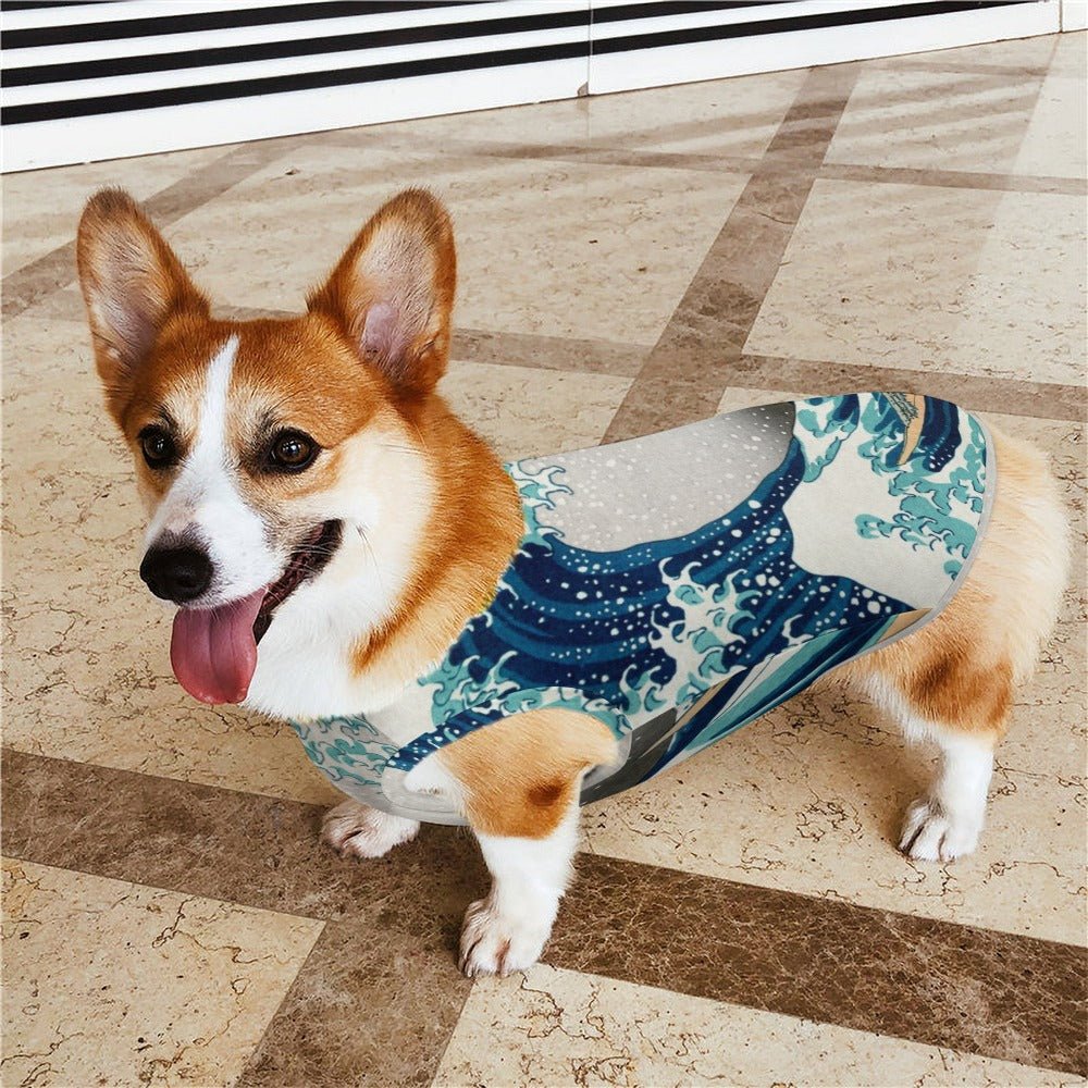 Pet Supply Hokusai Great Wave Off Kanagawa Vest for Comfort main product image for dogs and cats