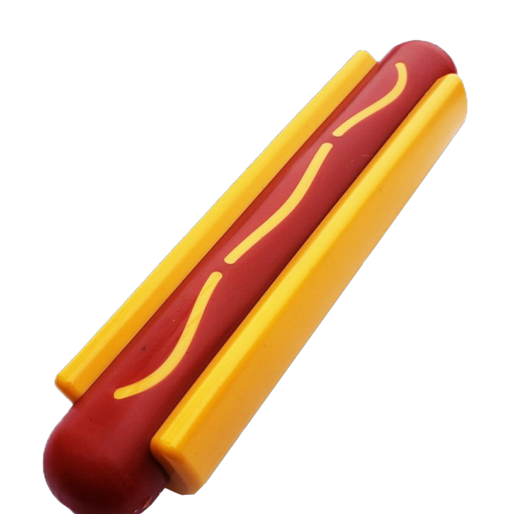 Hot Dog Nylon Dog Toy For Aggressive Chewers USA Made Dog - main product image