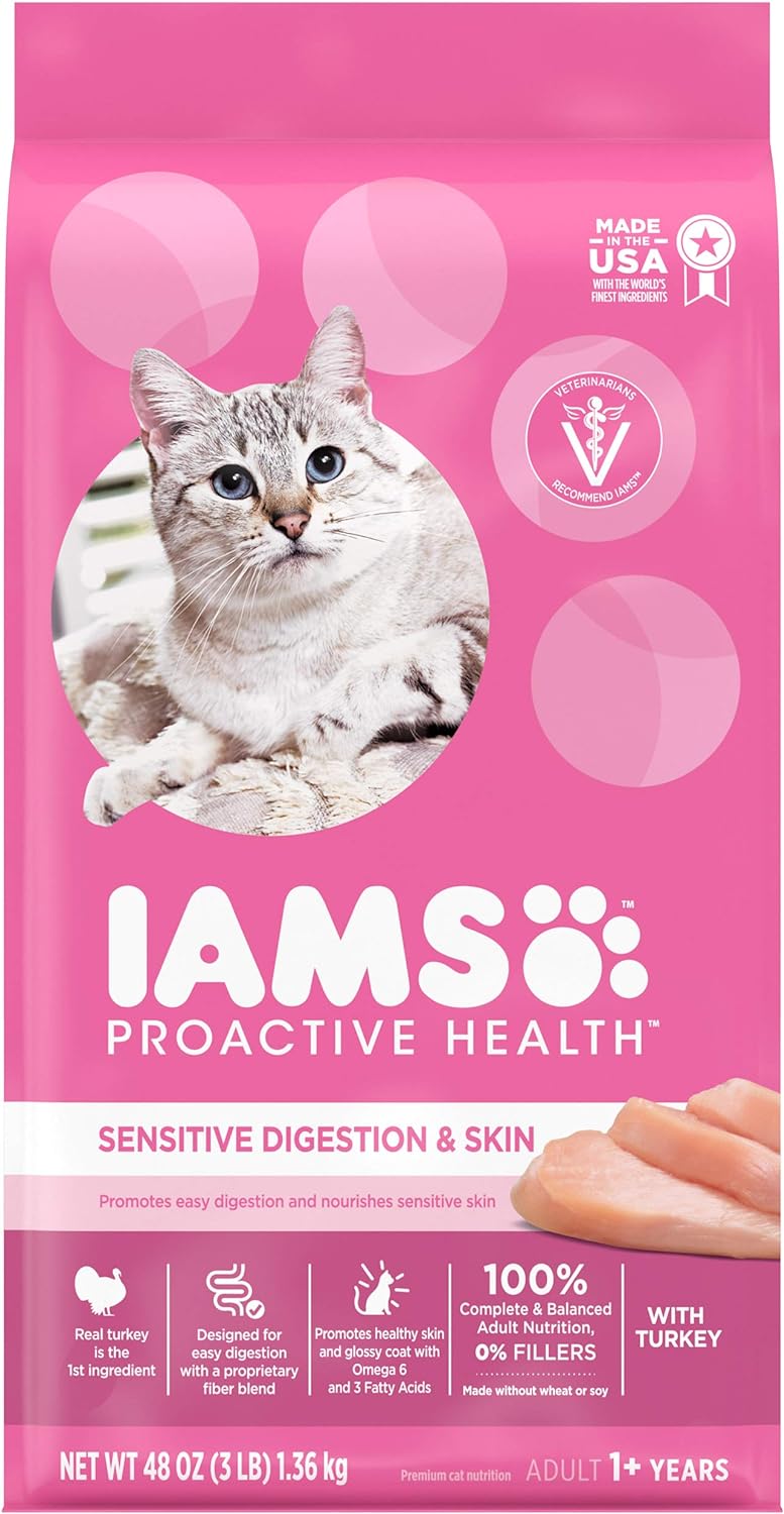 Iams Proactive Health Sensitive Digestion Skin Turkey Dry - main product image