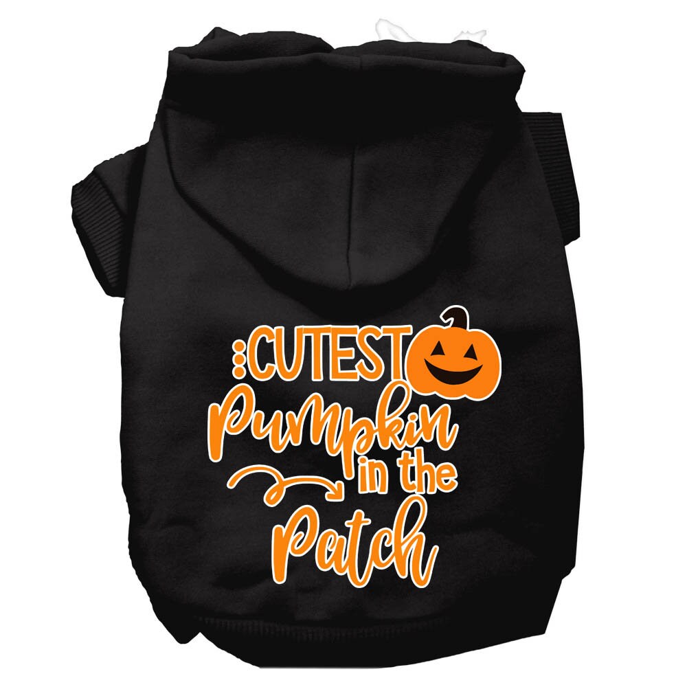 Dog Hoodie Cutest Pumpkin in the Patch Festive Spirit Fun - lifestyle view