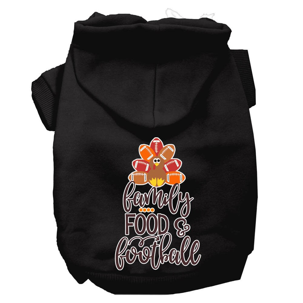 Dog Hoodie Family Food and Football for Festive Joy Wear for - lifestyle view