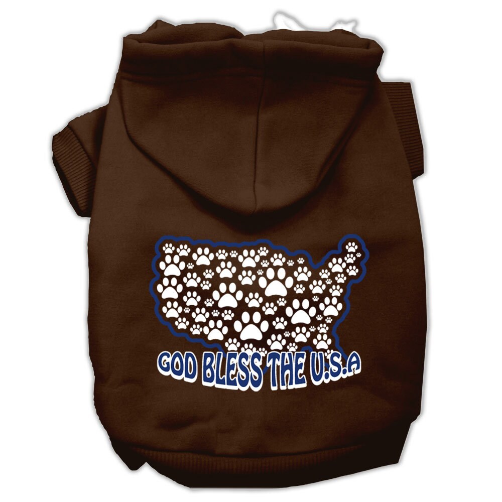 Dog Hoodie God Bless The USA for Royal Patriotic Style for - gallery image 6