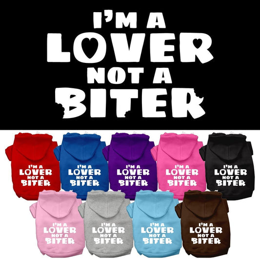 Dog Hoodie Im Lover Not Biter for Royal Comfort Wear for - main product image