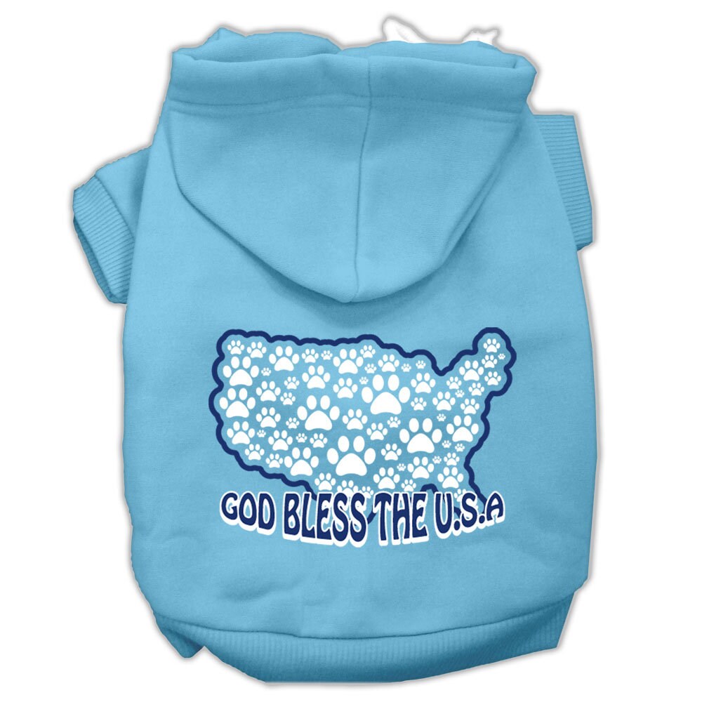Dog Hoodie God Bless The USA for Royal Patriotic Style for - gallery image 8