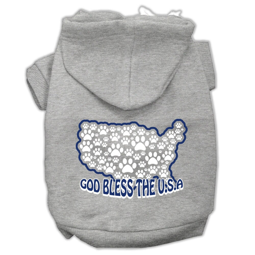 Dog Hoodie God Bless The USA for Royal Patriotic Style for - gallery image 7