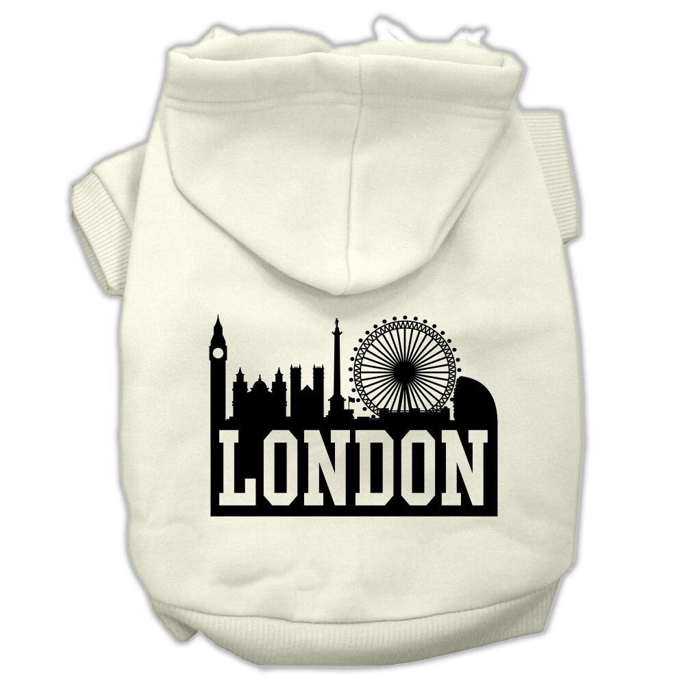 Dog Hoodie London Skyline for Royal Style and Comfort Wear - gallery image 6